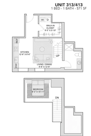 $2,675 | 729 North Sangamon Street, Unit 413, Chicago, IL 60642