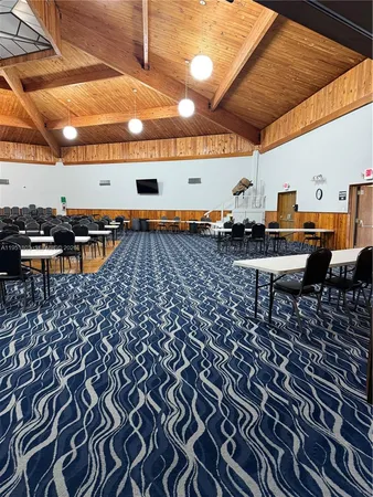 a outdoor space with lots of appliances