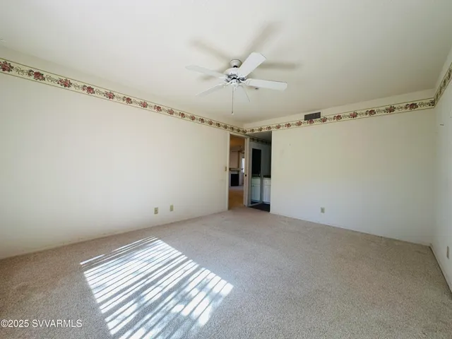 a view of an empty room