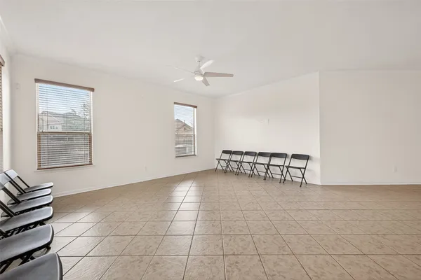 a view of workspace with natural light