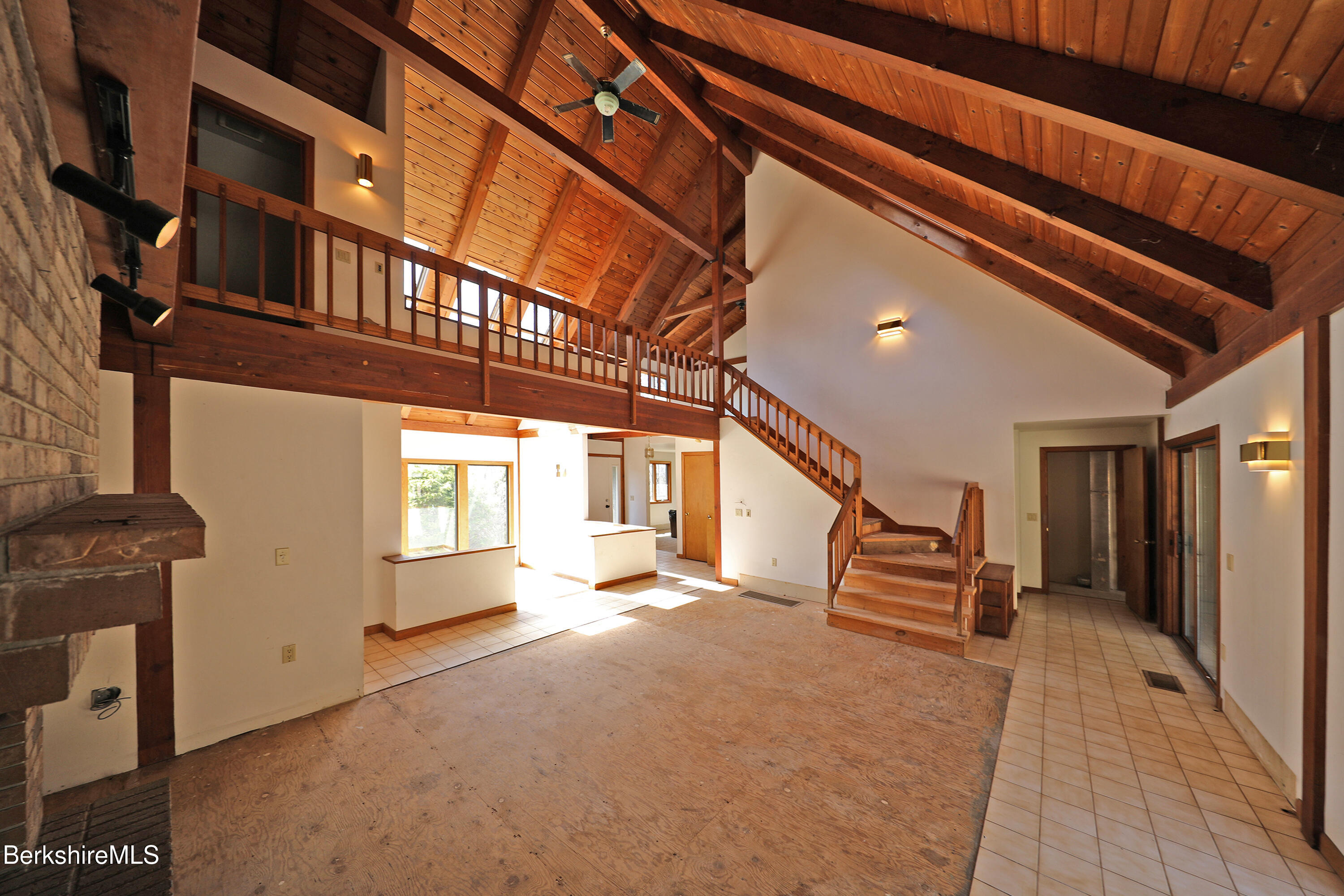 519 Kirchner Road Dalton, MA 01226 - Photo 16 of 42 a view of an entryway with a fireplace