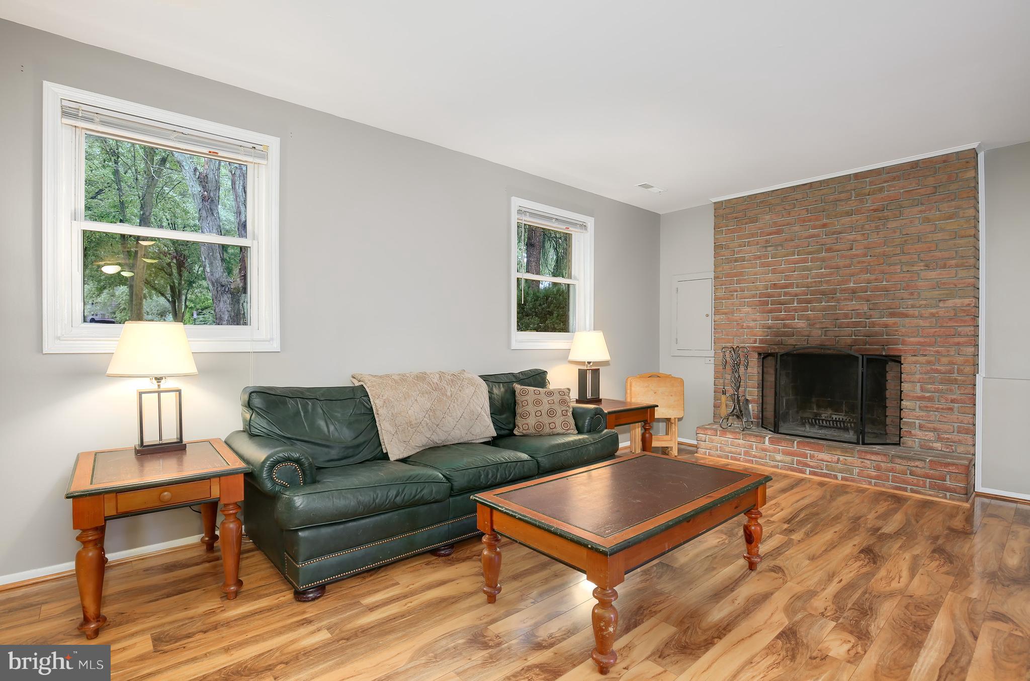 100 Applecreek Road Frederick, MD 21702 - Photo 8 of 30 a living room with furniture and a fireplace