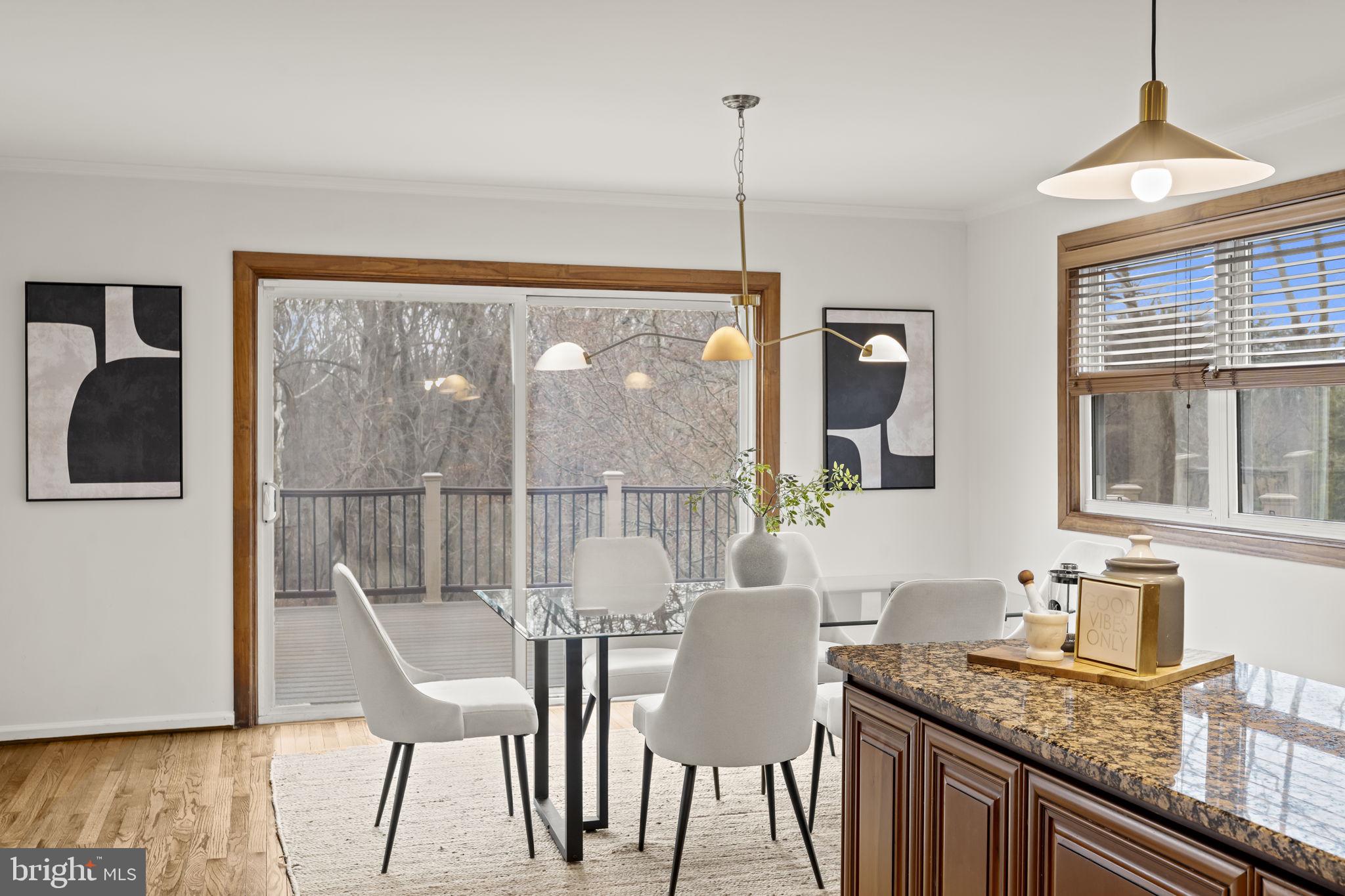 49 Langstoon Lane Media, PA 19063 - Photo 16 of 64 a view of a dining room with furniture window and outside view