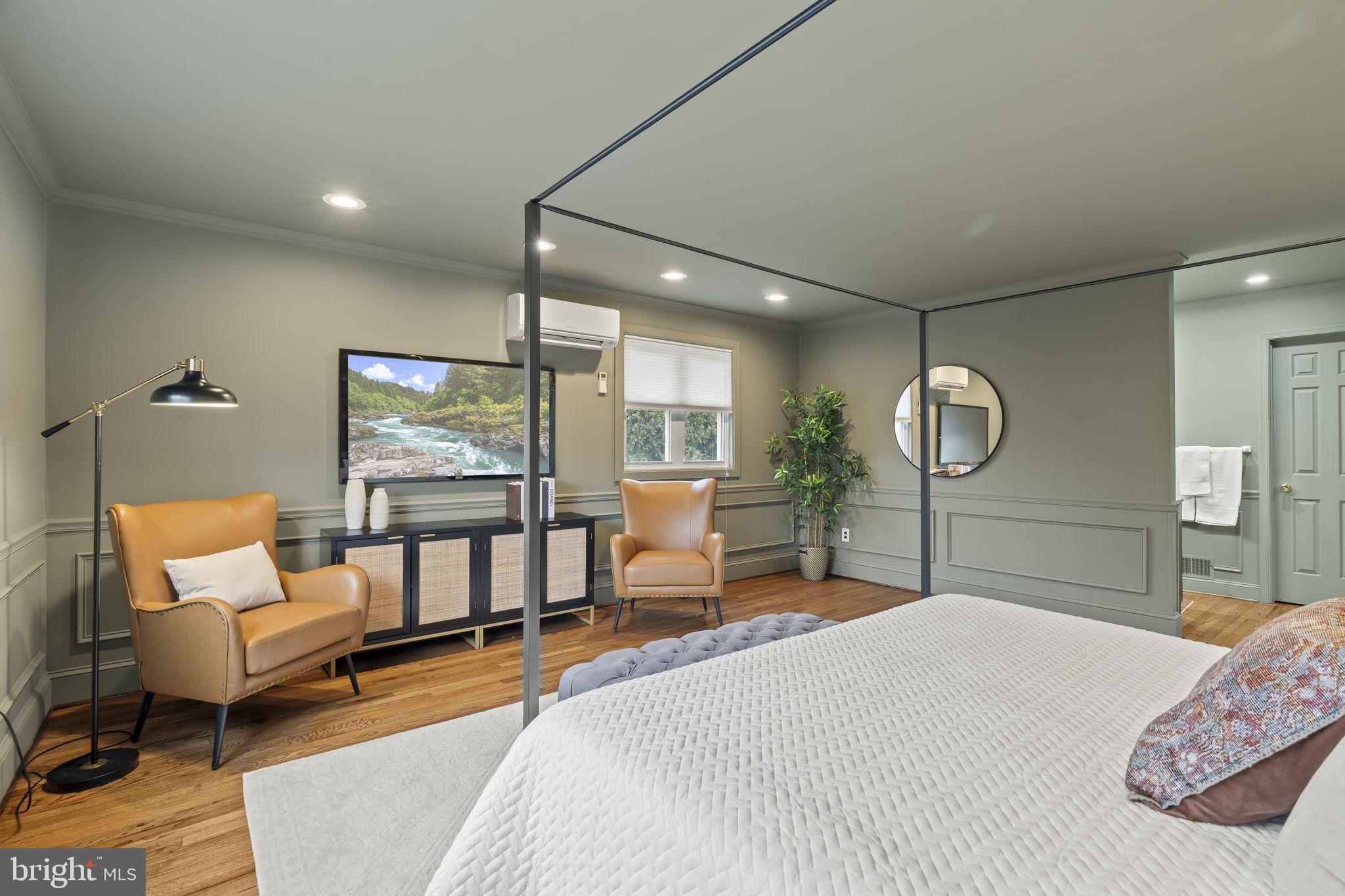 49 Langstoon Lane Media, PA 19063 - Photo 25 of 64 a bedroom with furniture and a large window