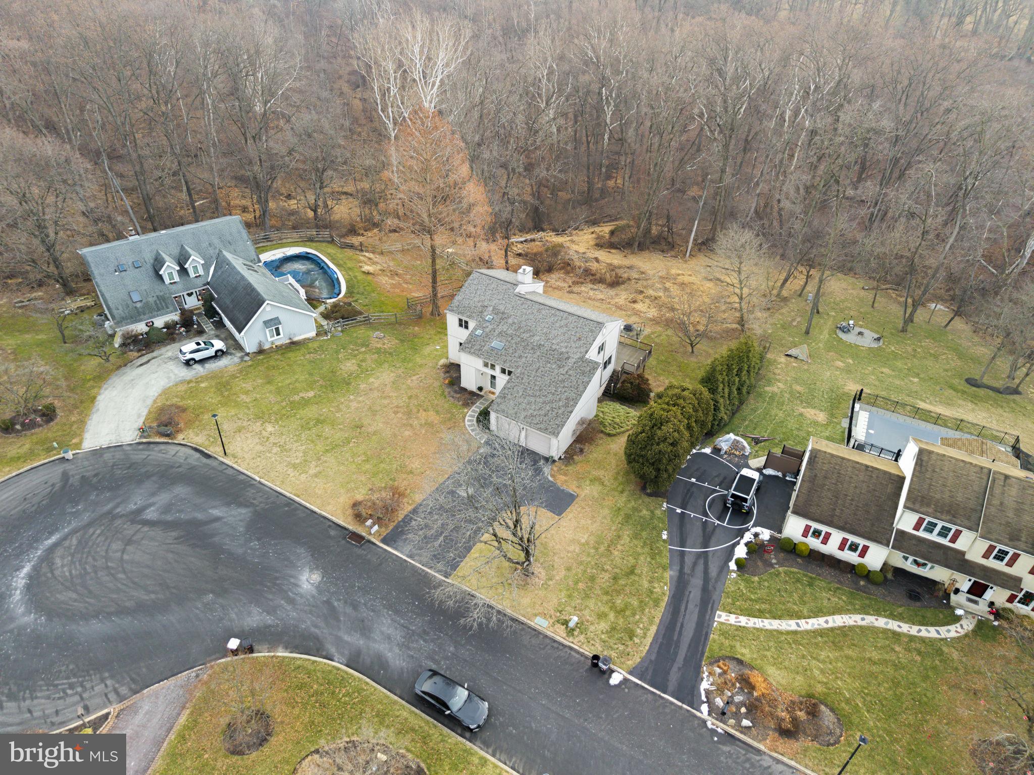 49 Langstoon Lane Media, PA 19063 - Photo 56 of 64 an aerial view of a swimming pool