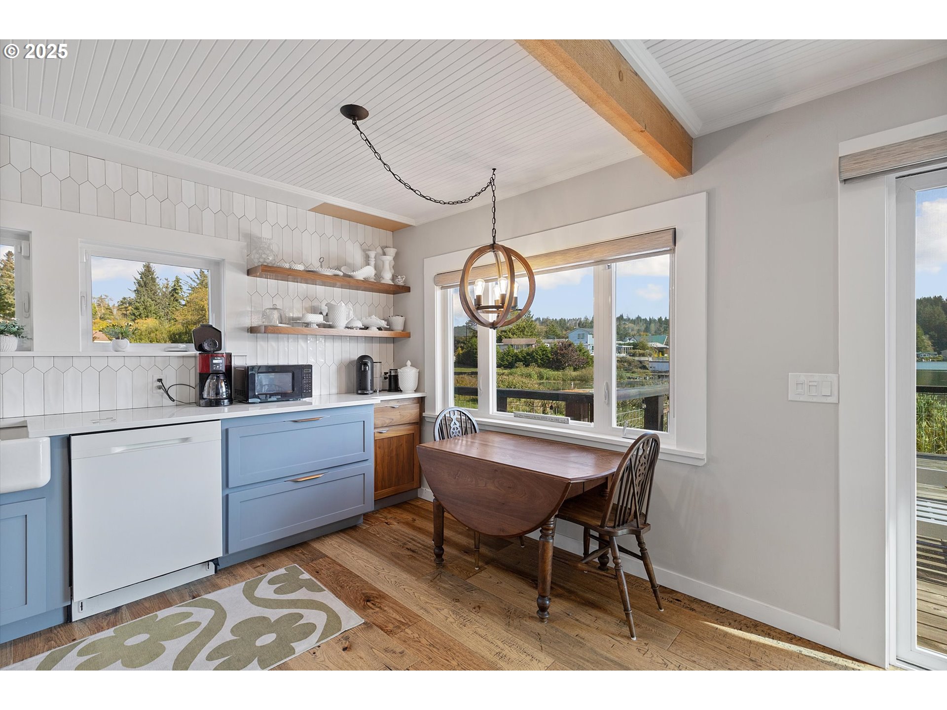 4692 Northeast I Avenue Neotsu, OR 97364 - Photo 11 of 41 a view of a dining room with furniture window and outside view