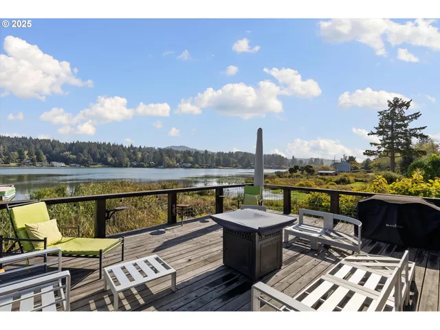 a view of a terrace with furniture