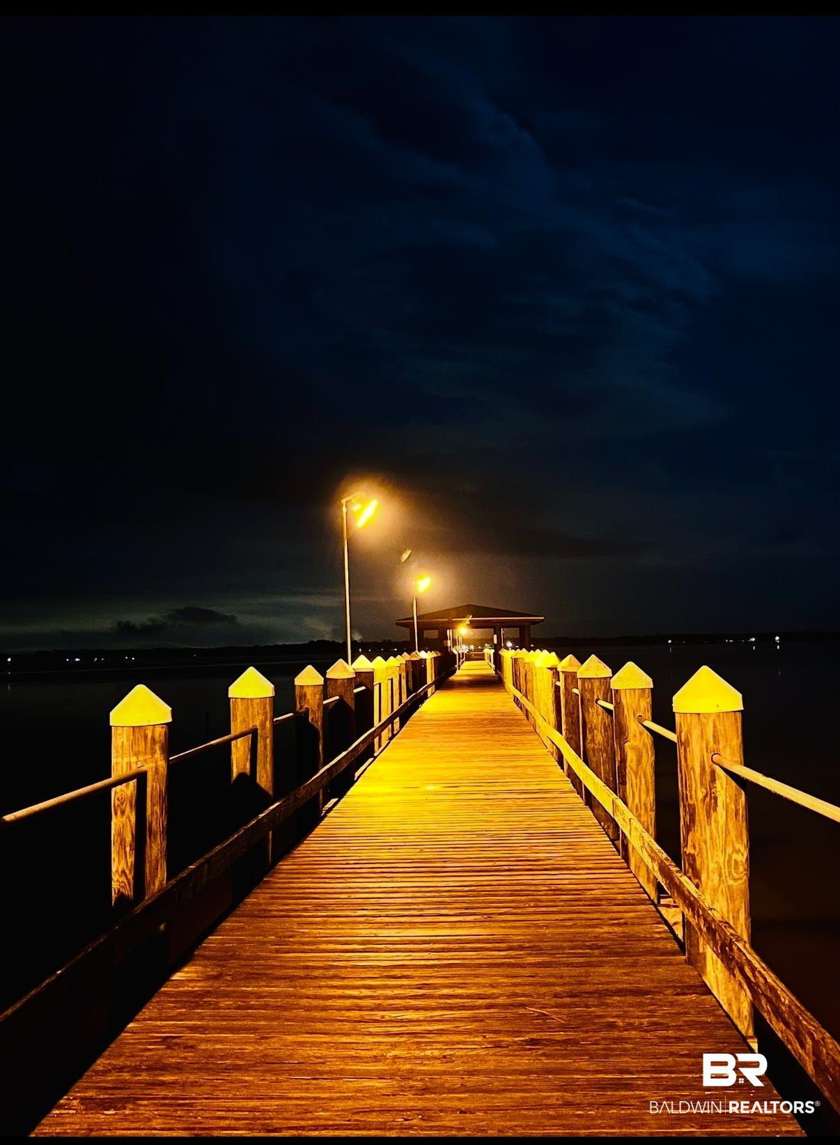 1326 Ridgewood Drive Lillian, AL 36549 - Photo 24 of 28 Common Area Pier at Night