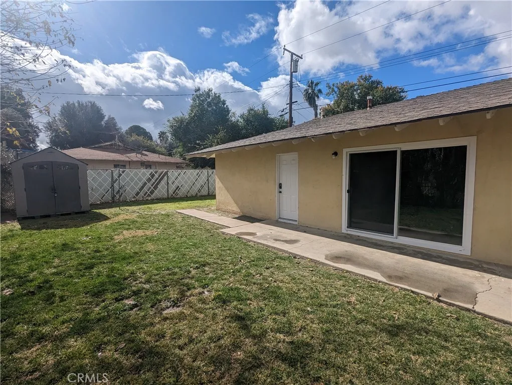 9330 Saffron Court Riverside, CA 92503 - Photo 10 of 21 backyard with shed