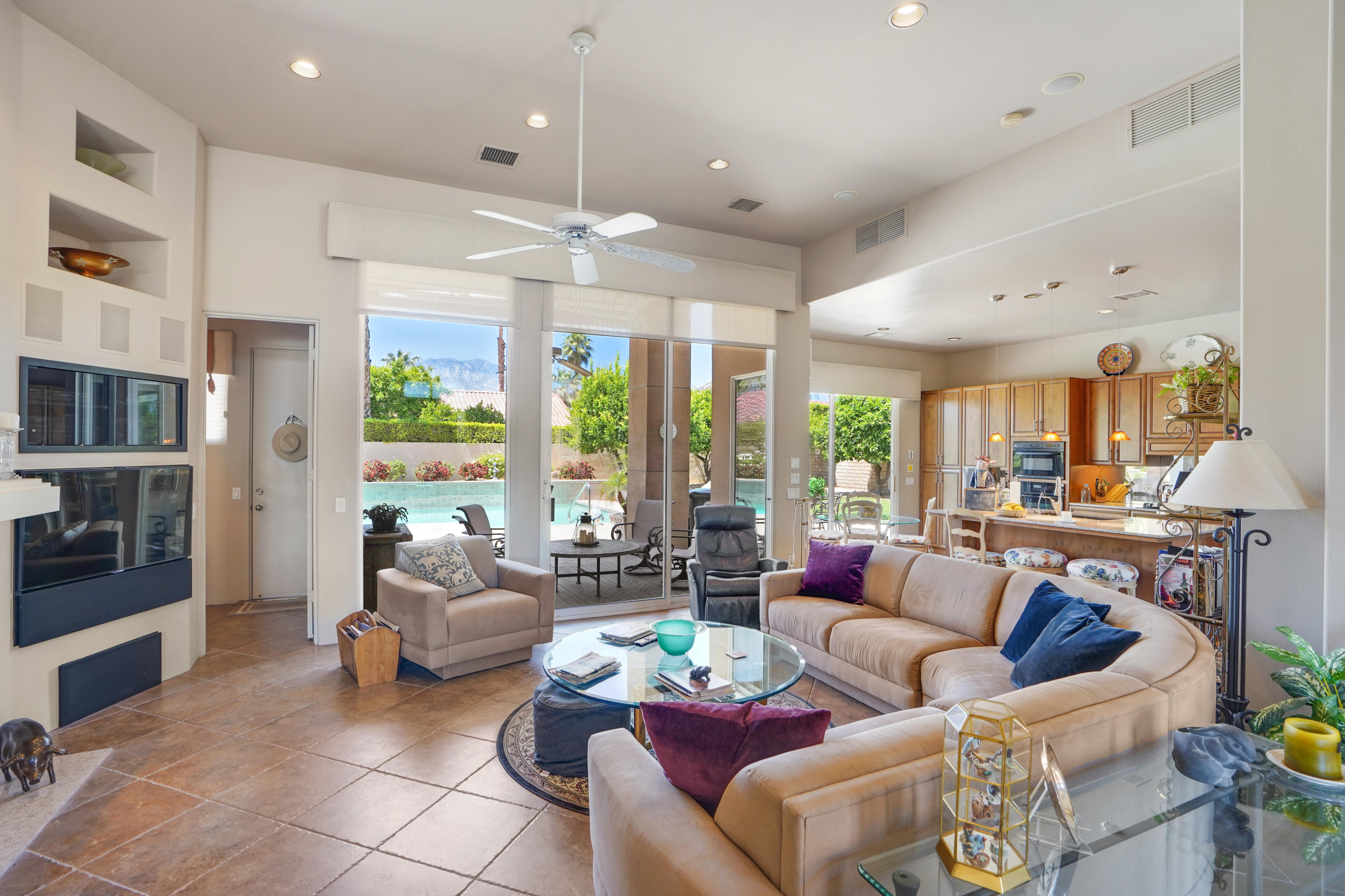 3 Silver Circle Rancho Mirage, CA 92270 - Photo 7 of 34 a living room with furniture and a large window