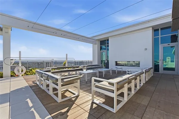 a view of a bike garage