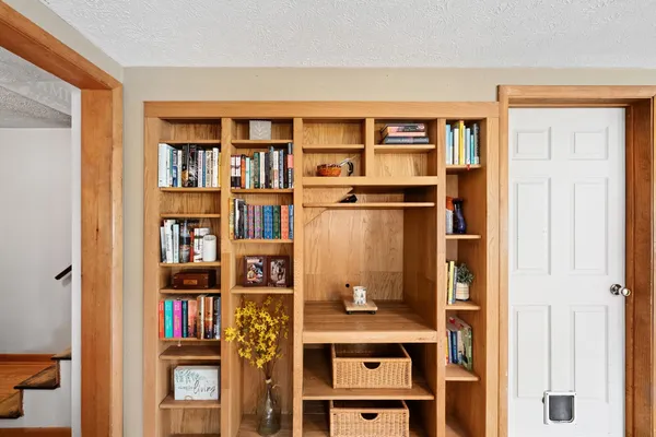 a view of storage and utility room