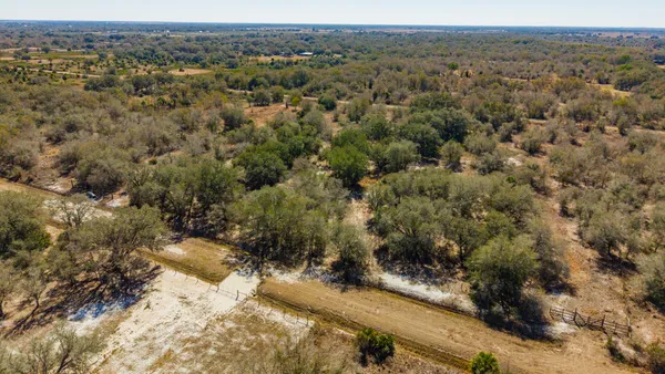 an aerial view of forest