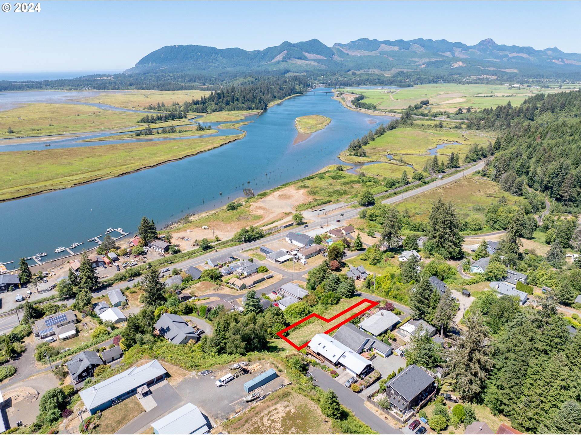 Spruce Street Wheeler, OR 97147 - Photo 13 of 15 a view of lake and mountain