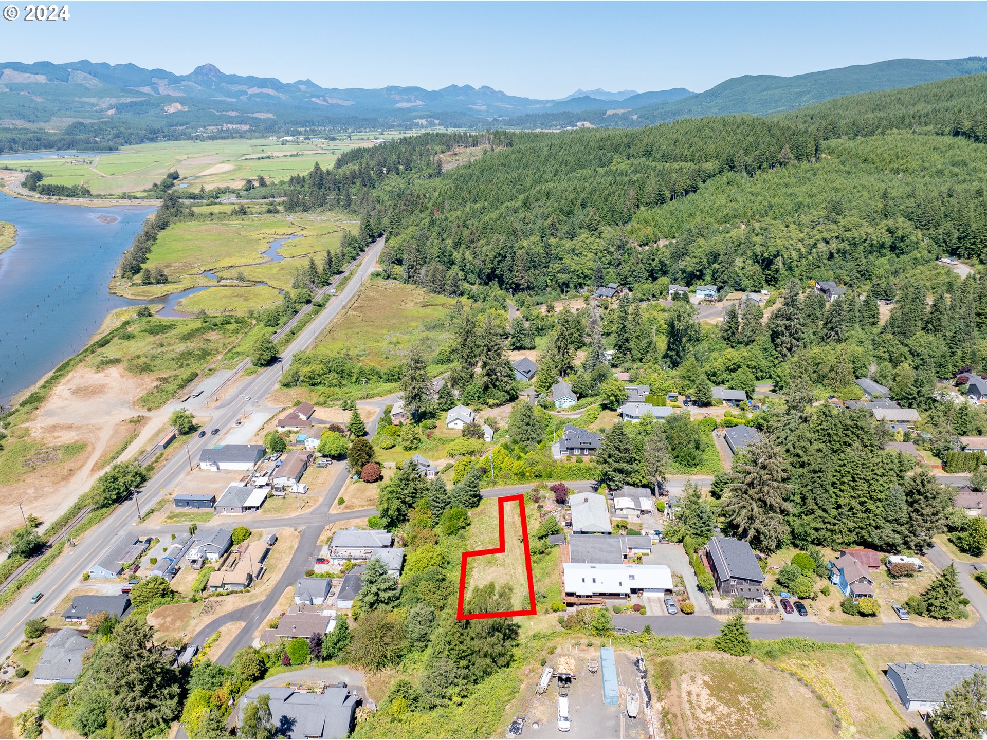 Spruce Street Wheeler, OR 97147 - Photo 14 of 15 a view of city and mountain