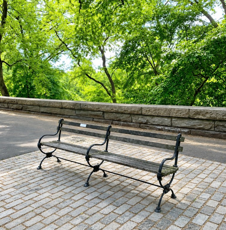 425 Riverside Drive, Unit 6D Manhattan, NY 10025 - Photo 11 of 14 a park bench sitting in the middle of a park