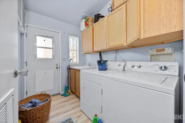 a room with storage and utility