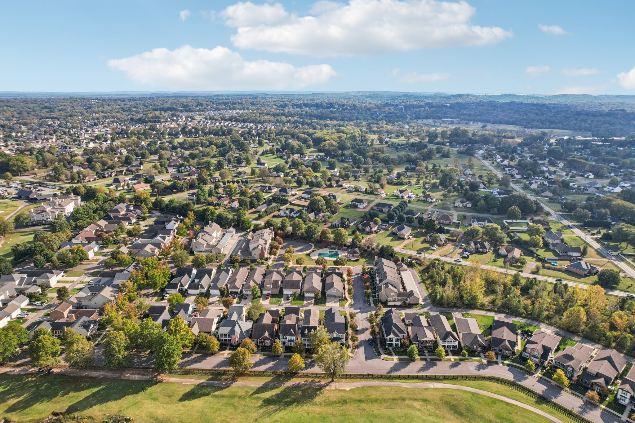 4129 River Links Drive Spring Hill, TN 37174 - Photo 23 of 33 an aerial view of residential building and car parked