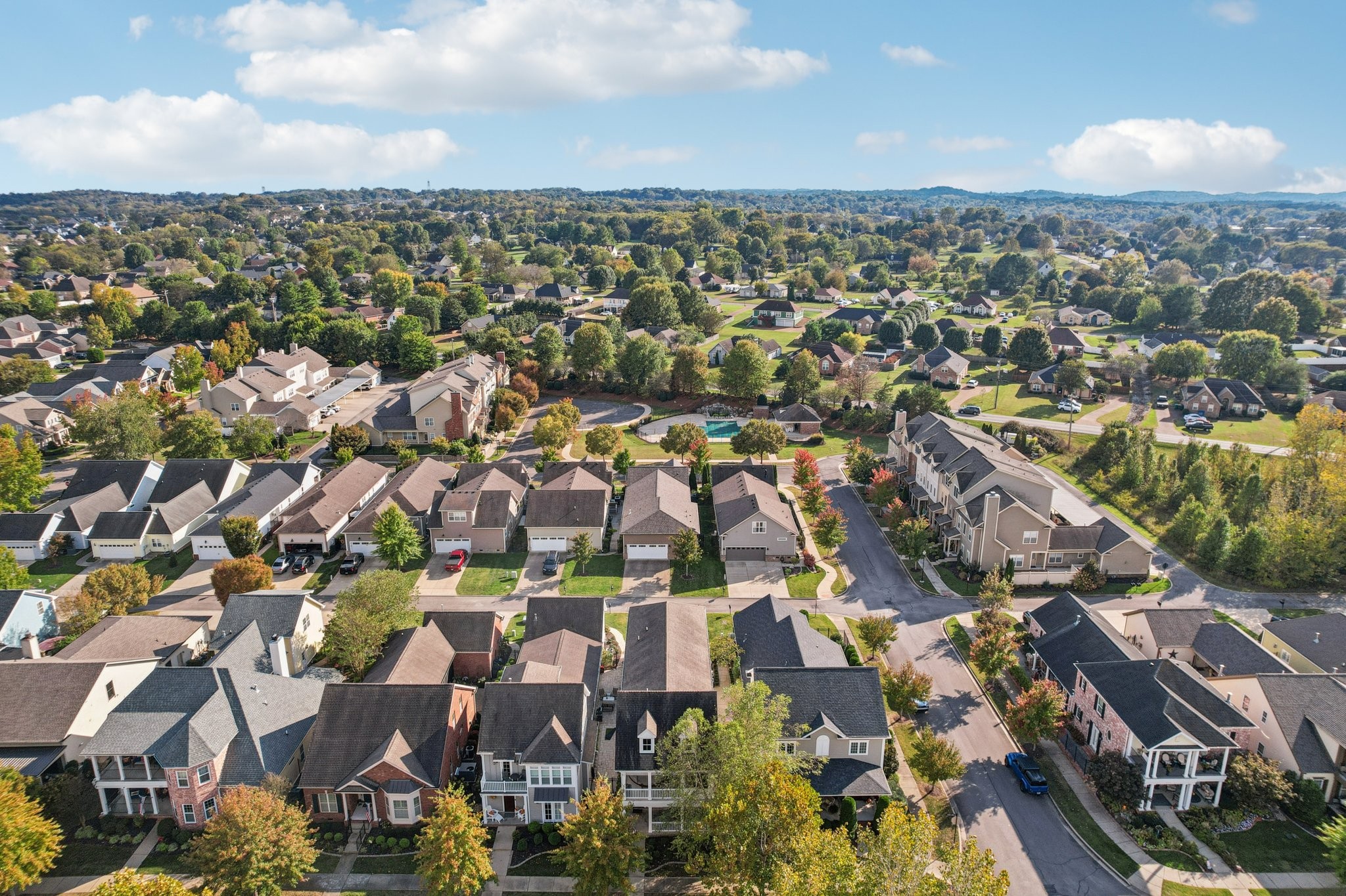 4129 River Links Drive Spring Hill, TN 37174 - Photo 26 of 33 an aerial view of residential houses with city view