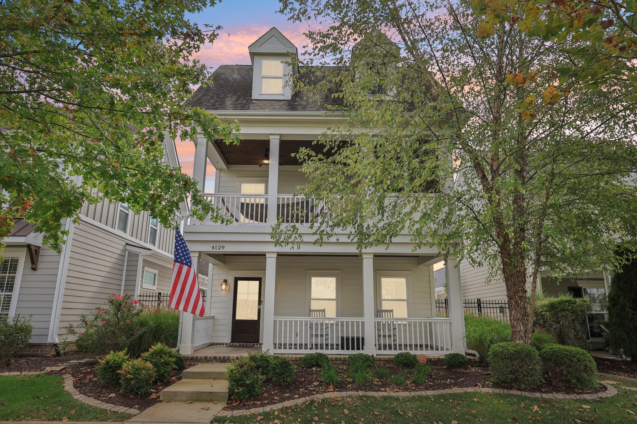 4129 River Links Drive Spring Hill, TN 37174 - Photo 29 of 33 a front view of a house with garden
