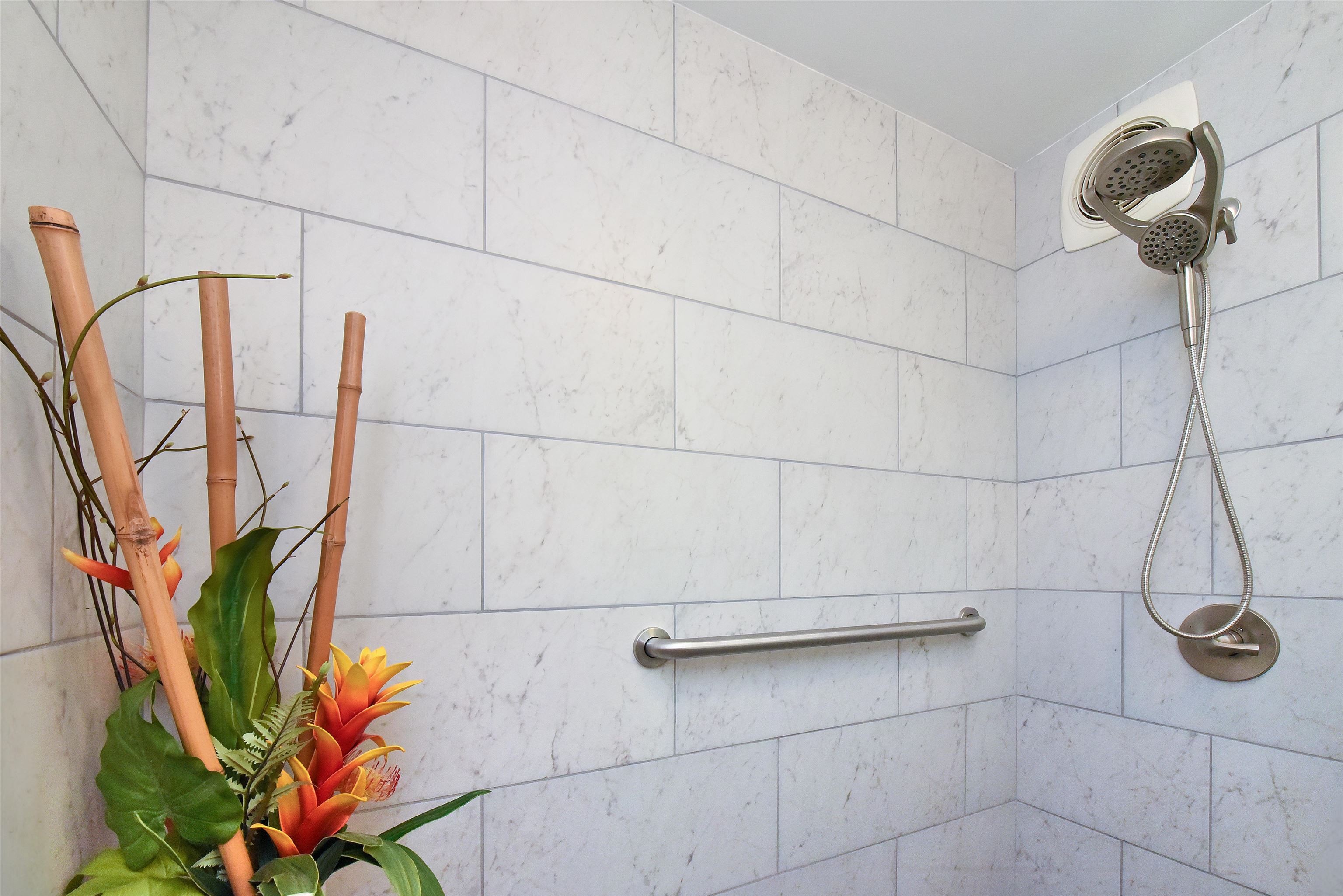 1403 Front Street, Unit 308 Lahaina, HI 96761 - Photo 15 of 35 a close view of a shower in a bathroom