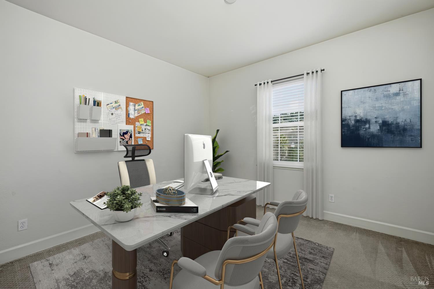 2017 Verbena Drive Santa Rosa, CA 95404 - Photo 24 of 36 Third bedroom virtually staged as an office