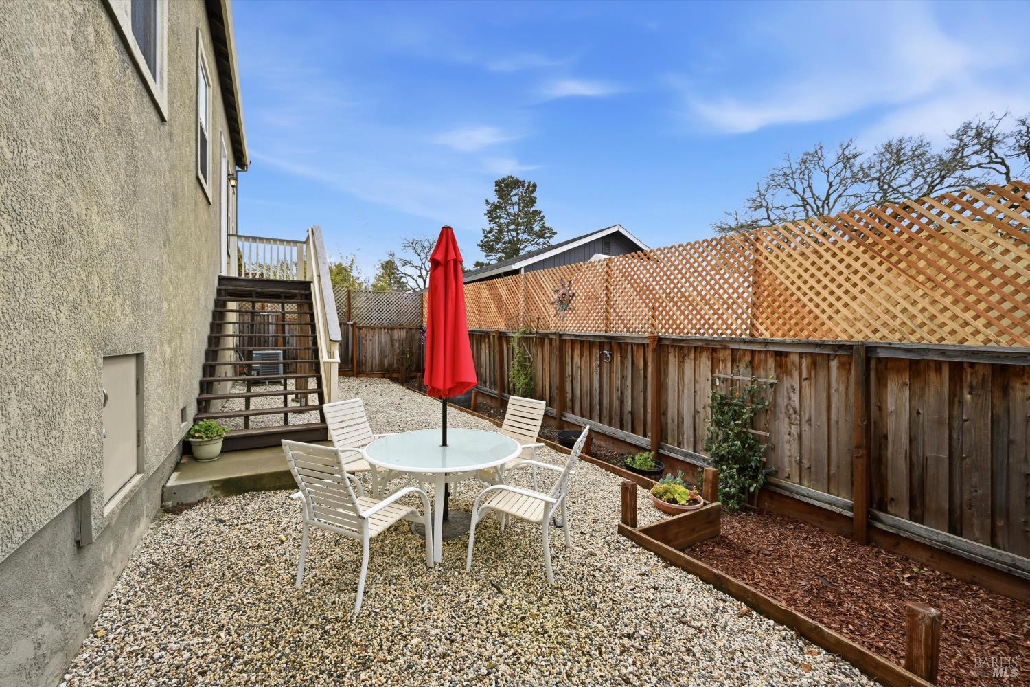 2017 Verbena Drive Santa Rosa, CA 95404 - Photo 31 of 36 Low maintenance backyard, accessed from the stairs from the living room.