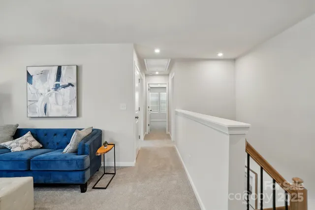 a view of livingroom with furniture and wooden floor