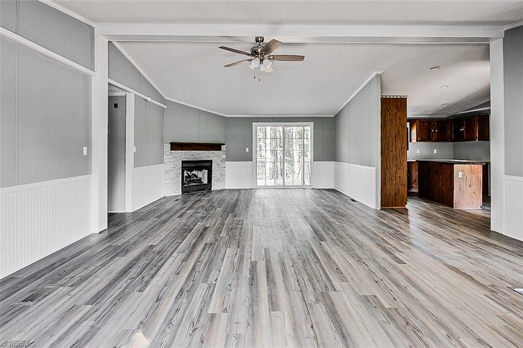 636 Ward Road Staley, NC 27355 - Photo 6 of 29 Great room with Kitchen to right.