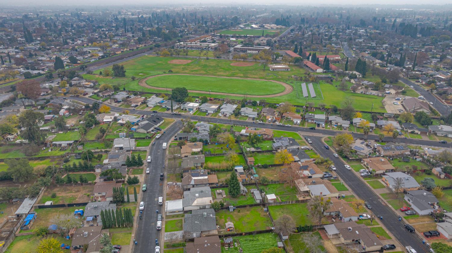 1595 East 26th Street Merced, CA 95340 - Photo 34 of 34 an aerial view of a city