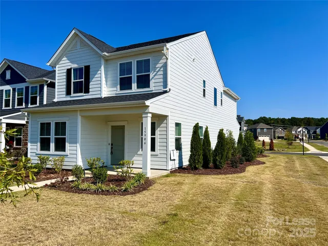 a view of a house with patio