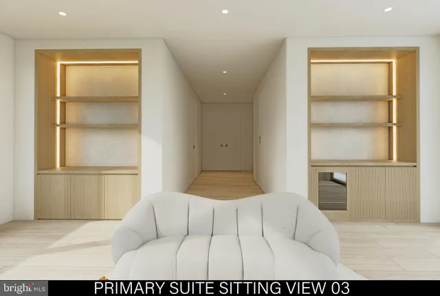 an aerial view of residential houses with outdoor space and swimming pool