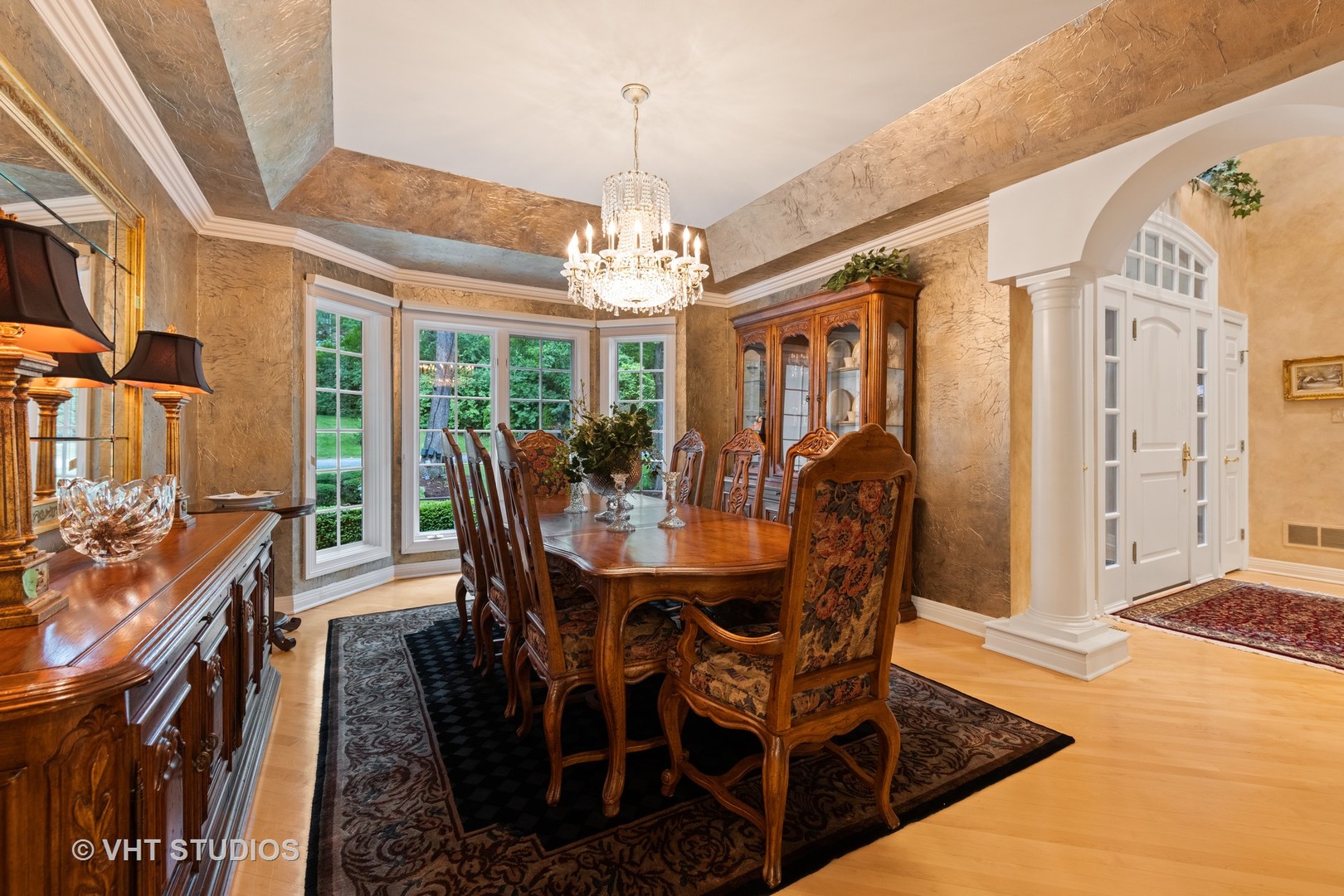 9301 Falling Waters Drive East Burr Ridge, IL 60527 - Photo 17 of 44 a view of a dining room with furniture window and outside view