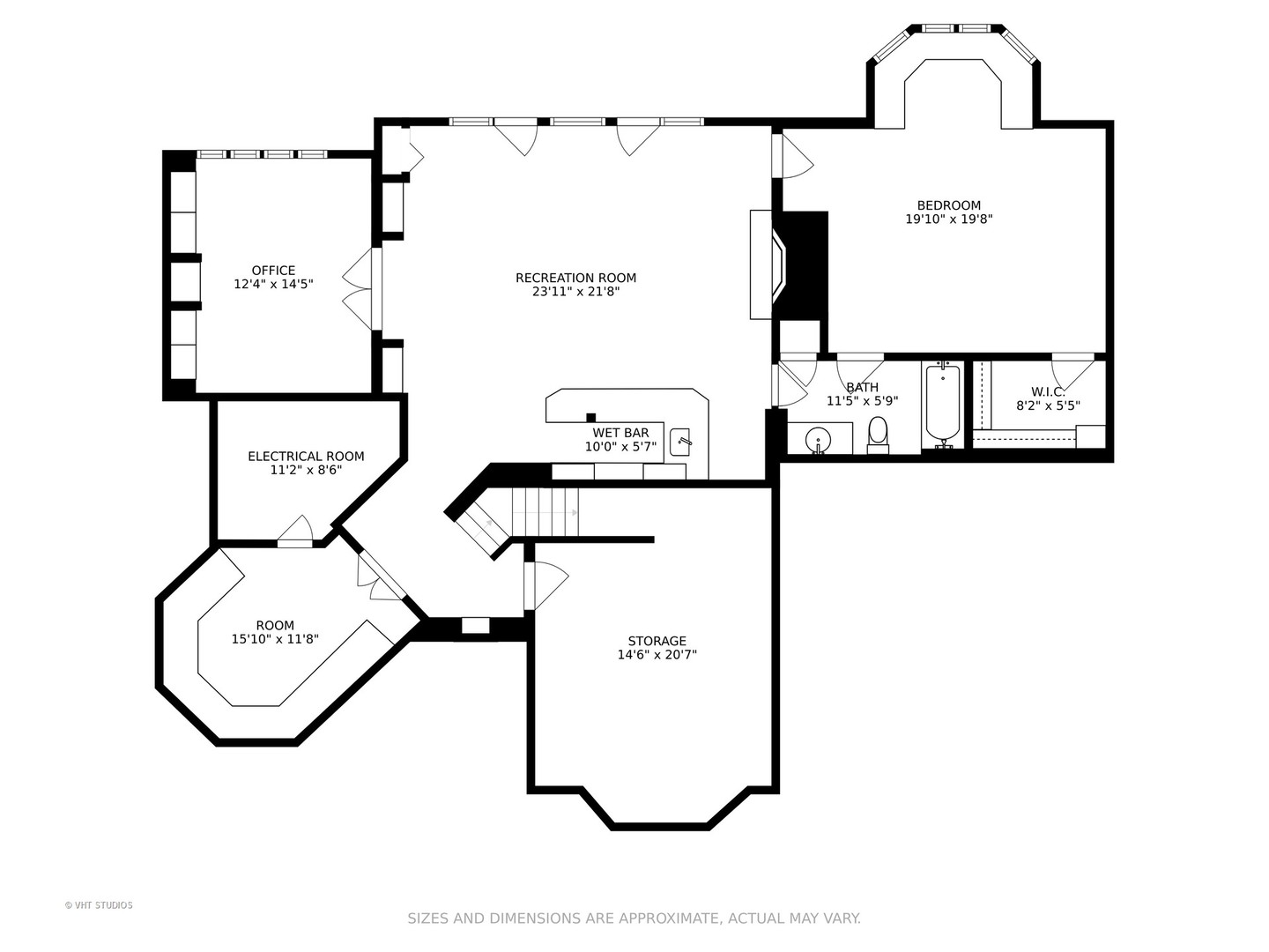 9301 Falling Waters Drive East Burr Ridge, IL 60527 - Photo 44 of 44 a picture of a floor plan