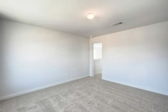 a view of an empty room