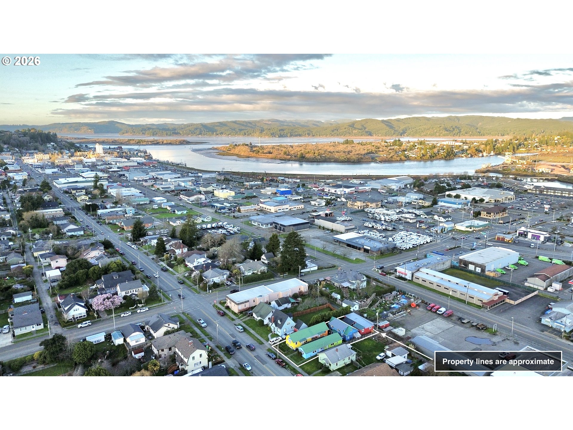 1032 South 4th Street Coos Bay, OR 97420 - Photo 36 of 44 a view of city and ocean