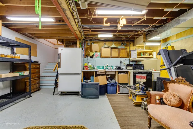 a view of storage and utility room