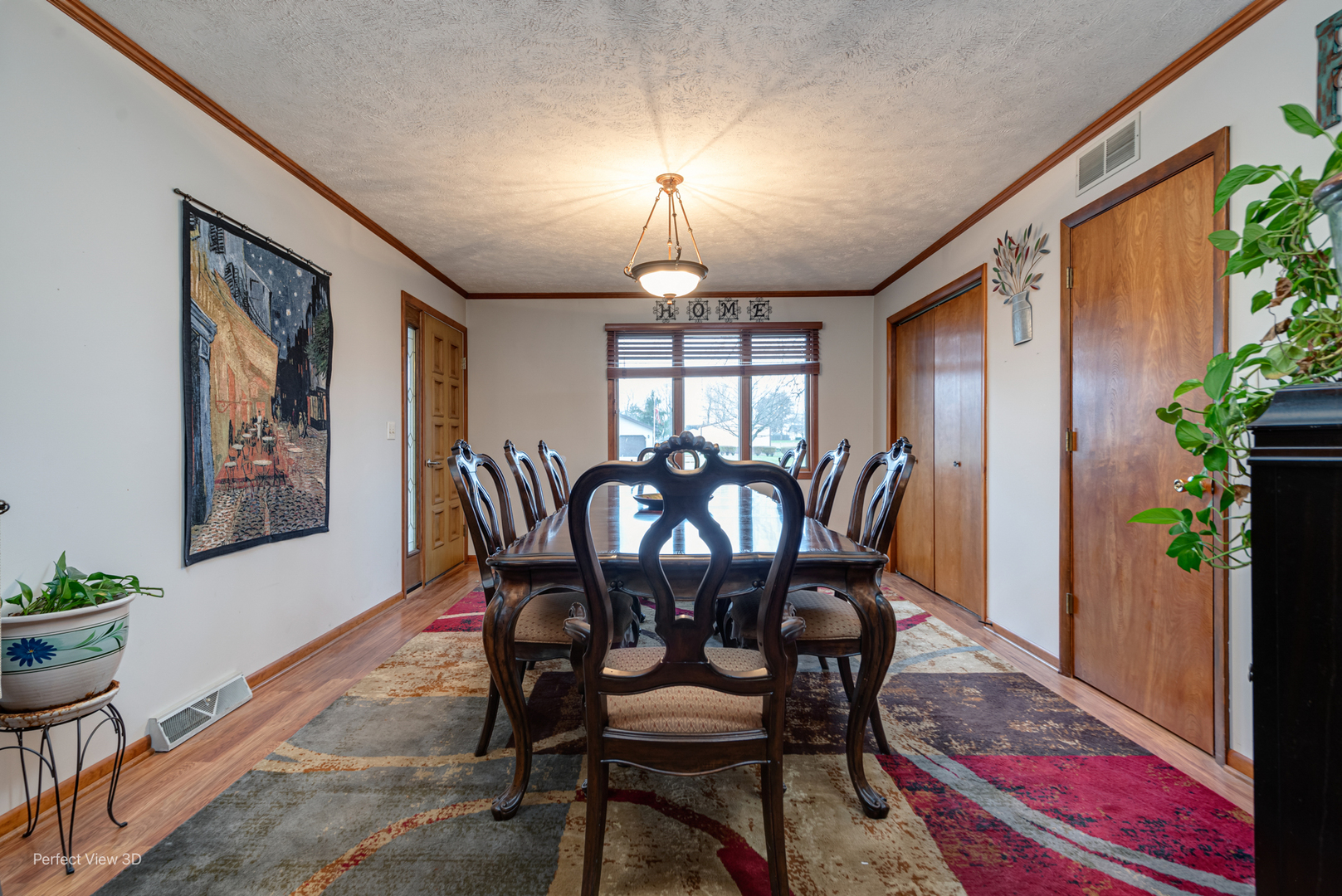 929 Lincoln Street Minonk, IL 61760 - Photo 7 of 26 a view of a dining room with furniture window and wooden floor