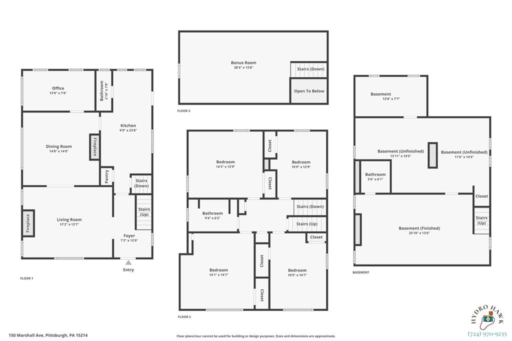 150 Marshall Avenue Pittsburgh, PA 15214 - Photo 35 of 36 Floorplans