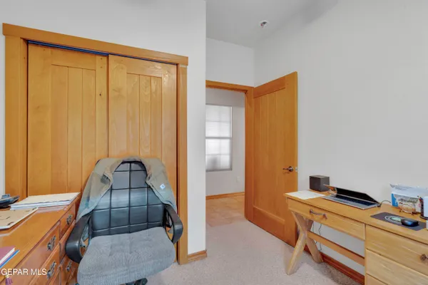 a room with a door
