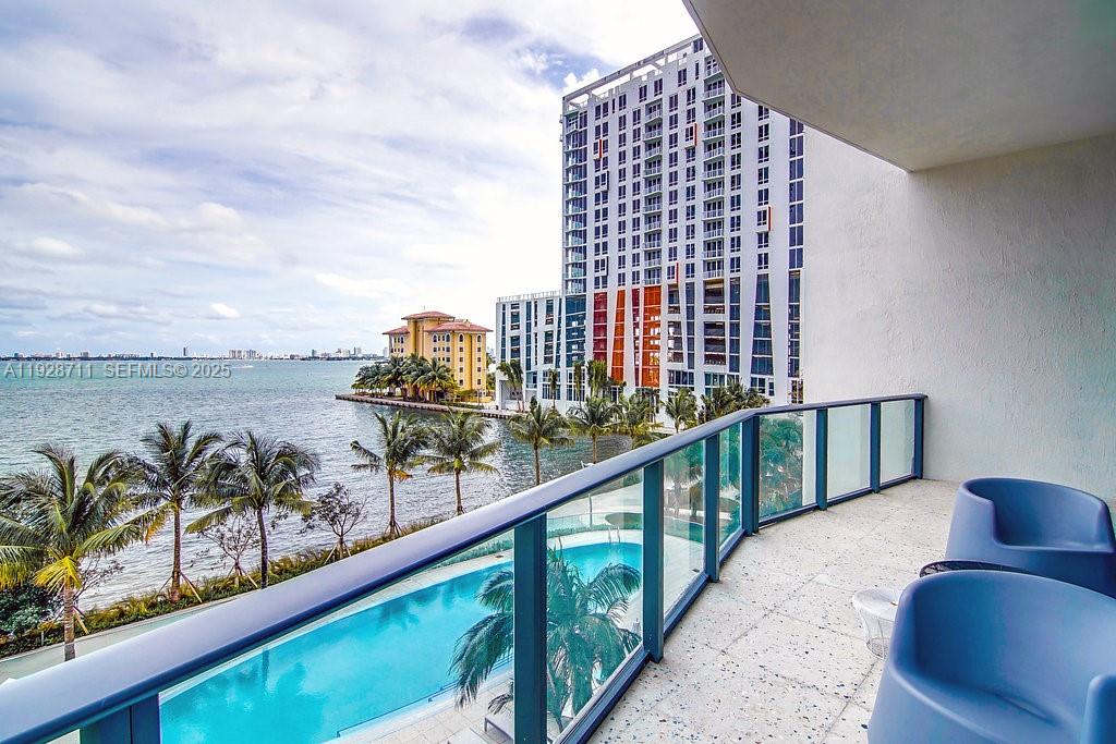 460 Northeast 28th Street, Unit 3904 Miami, FL 33137 - Photo 37 of 54 a view of balcony with furniture