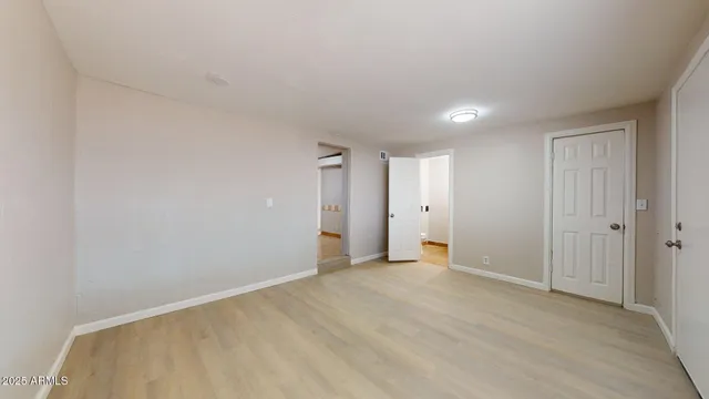 a view of an empty room