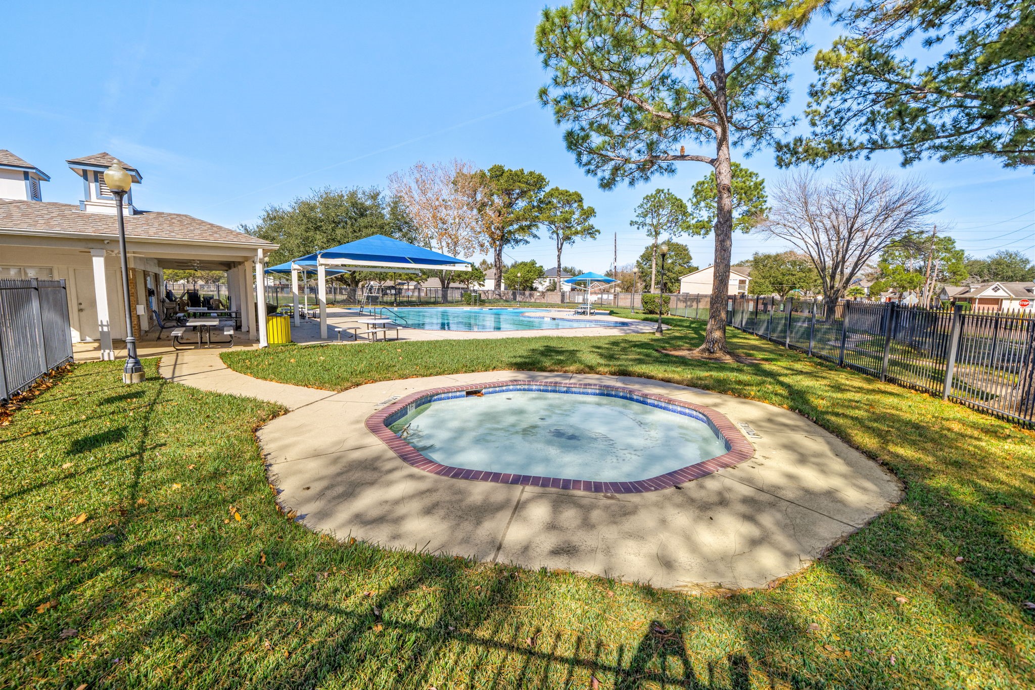 20811 Filbert Lane Katy, TX 77449 - Photo 36 of 43 a view of a swimming pool with a patio