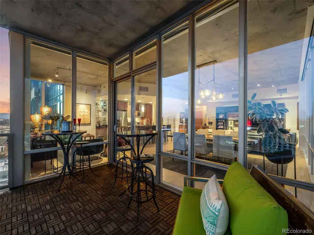 a view of city and mountain