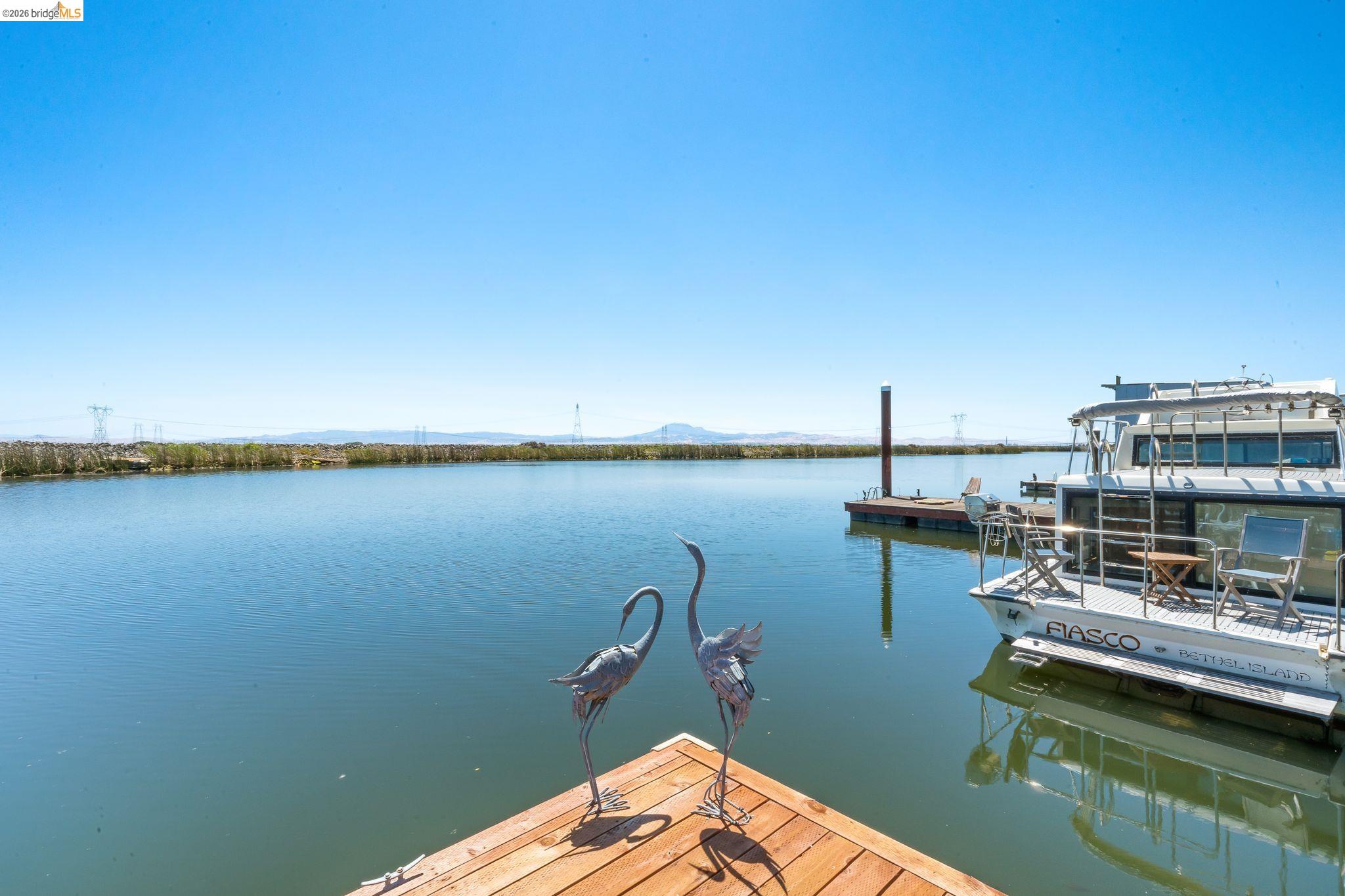 1704 Taylor Road Bethel Island, CA 94511 - Photo 54 of 73 Wood-finish dock with water frontage and marine access
