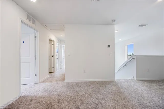 a view of an empty room