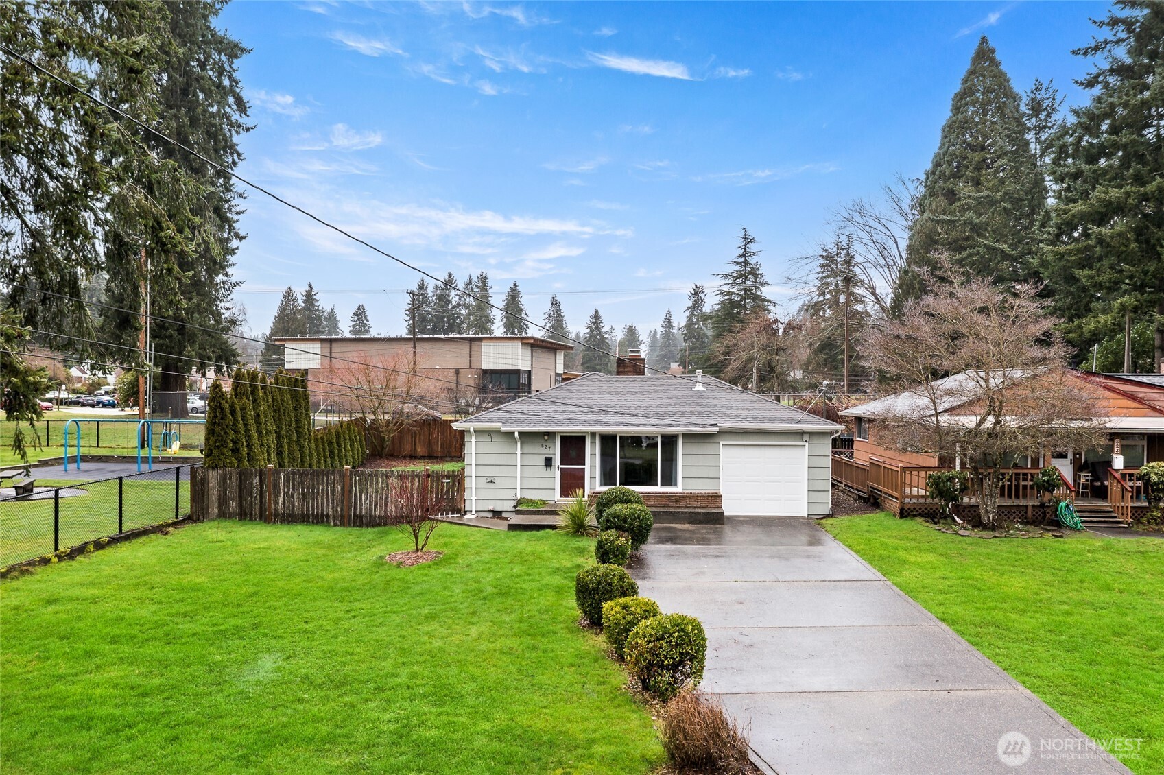 527 Ramsdell Street Fircrest, WA 98466 - Photo 21 of 40 a front view of a house with garden