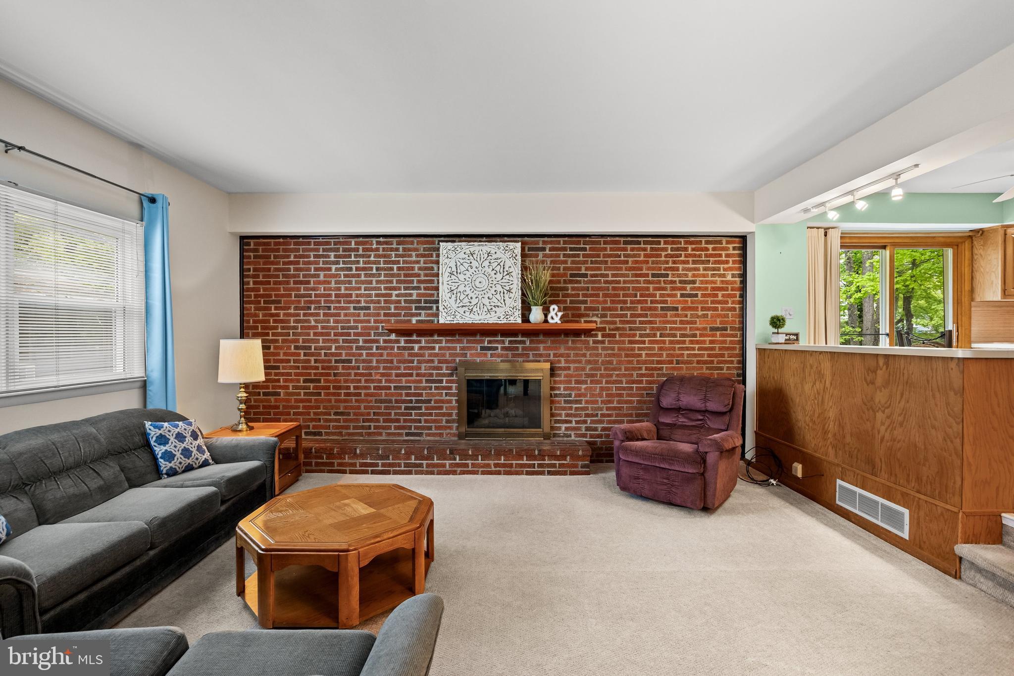 44 Clemson Road Cherry Hill, NJ 08034 - Photo 18 of 51 Brick fireplace wall in family room