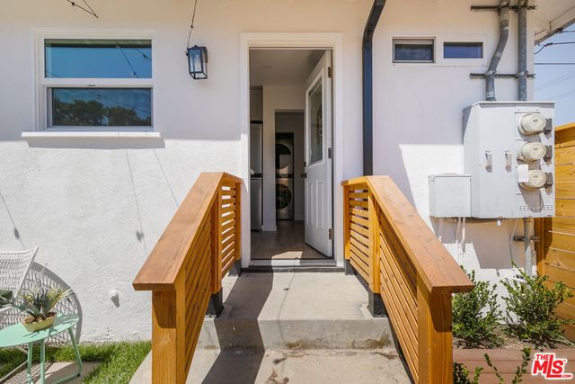 a view of an entryway with staircase