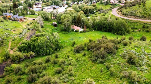 a view of a green field